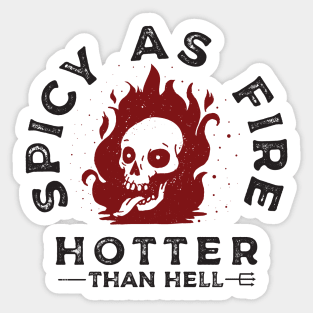 Hotter Than Hell Sticker